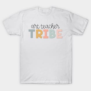 Art Teacher Tribe Muted Pastels T-Shirt